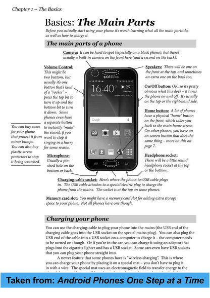 Android One Step at a Time introduction page.