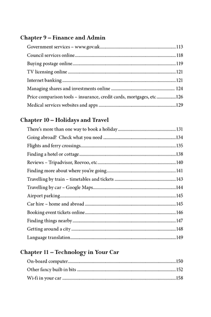 Survive and Thrive in the Digital Age Contents page