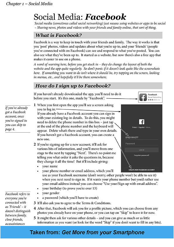 Sample page from Get More from your Smartphone