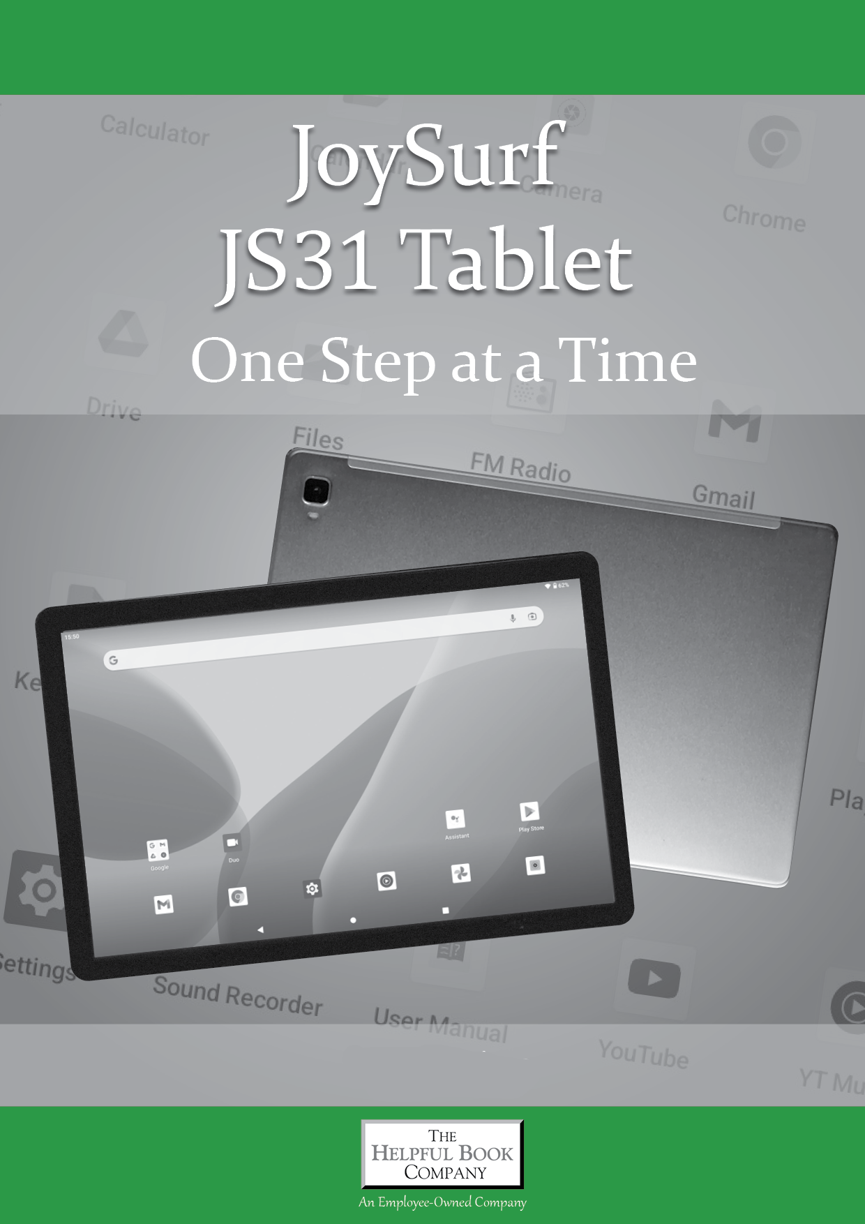 instruction book for the Joysurf tablet – custom written for this very model