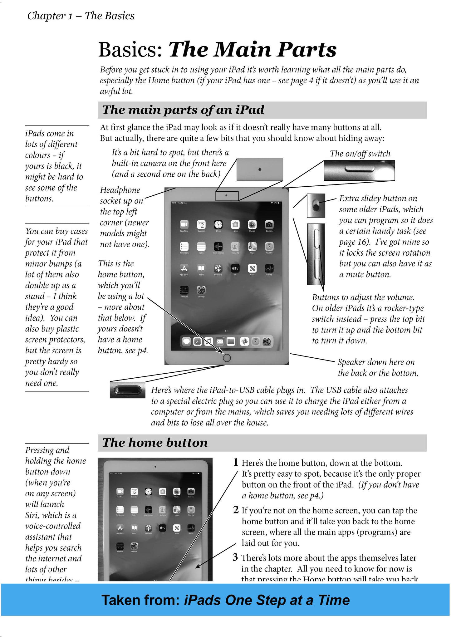 iPads One Step at a Time sample page